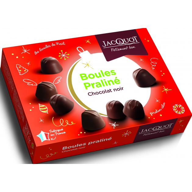 Boules Praliné Chocolat Noir 1 kg Jacquot