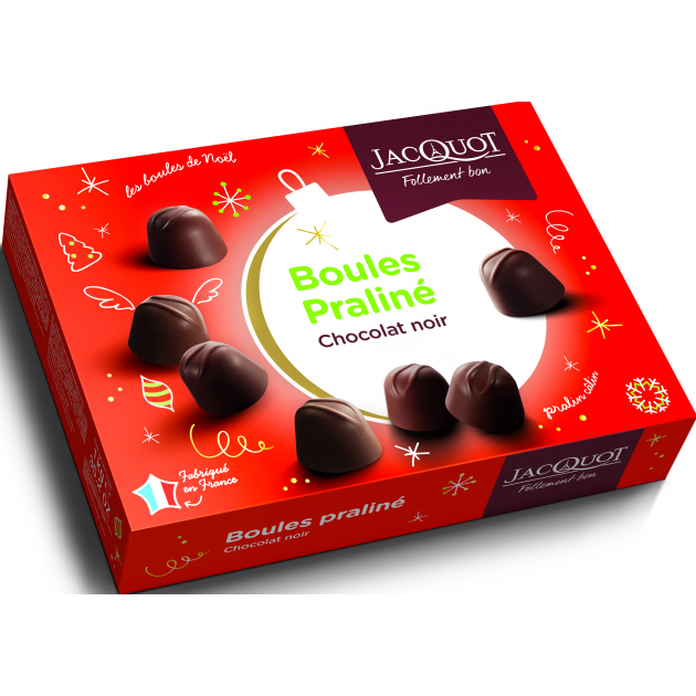 Escargots Praliné Chocolat Noir Jacquot 300g