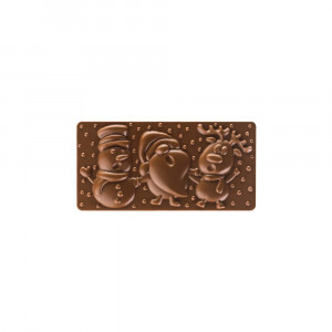 Moule Silicone Chocolat, 12 cavités Antiadhésifs Moules à Chocolat +1  Grattoir, Mini Moule Tablette Chocolat