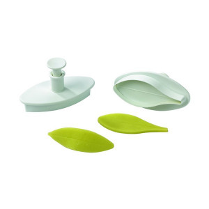 Découpoir poussoir Feuille Pétale de 8 cm (x2) Découpoir poussoir Feuille Pétale de 8 cm (x2)