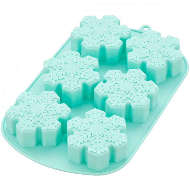 Moule Silicone Flocon de Neige 6 Empreintes Wilton