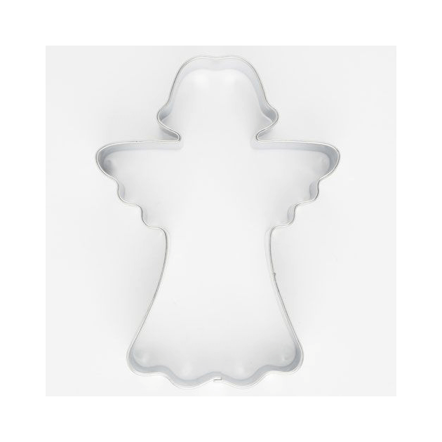 FIN DE SERIE Emporte-Pièce Inox Ange 8 cm Cookie Cutters FIN DE SERIE Emporte-Pièce Inox Ange 8 cm Cookie Cutters