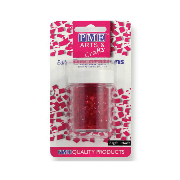 Paillettes Alimentaires 7 g Rouge PME