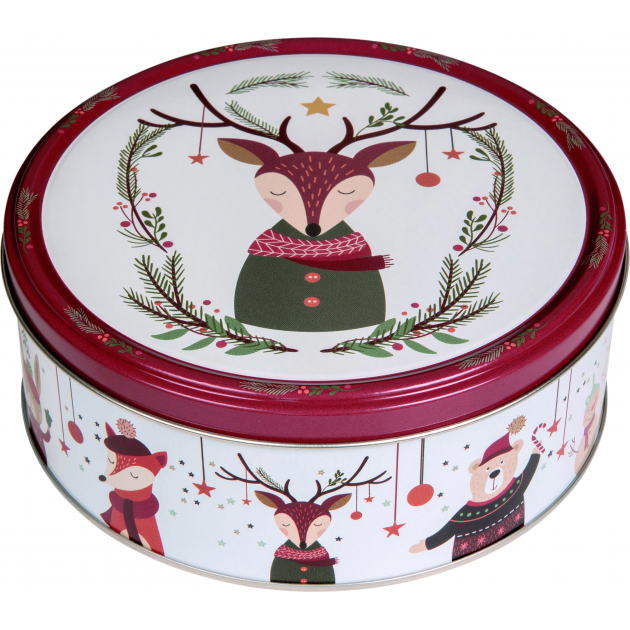 Boîte Biscuits de Noël Cerf