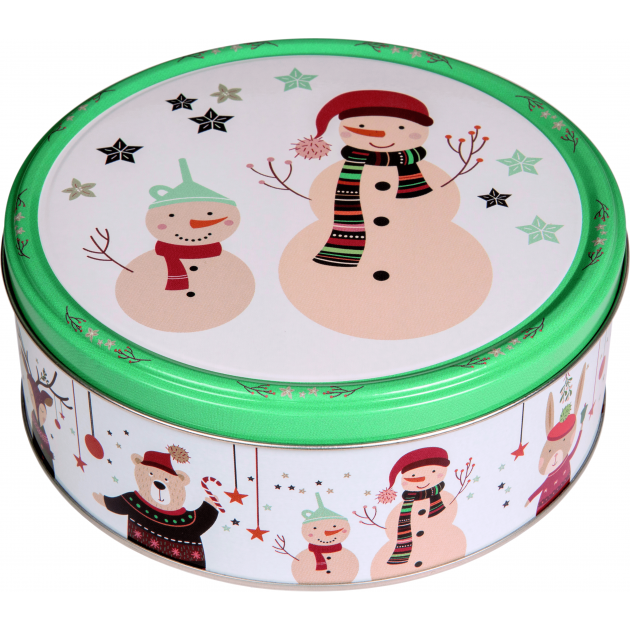 Boîte Biscuits de Noël Bonhomme de neige