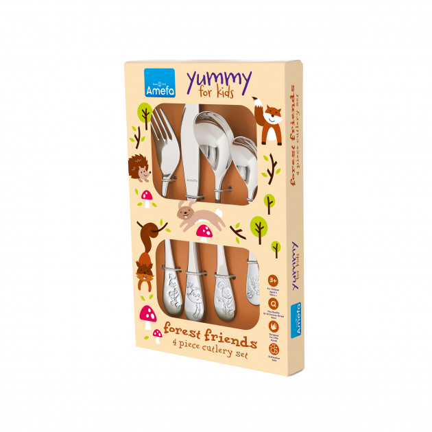 Coffret Forêt 4 Couverts Enfant Amefa