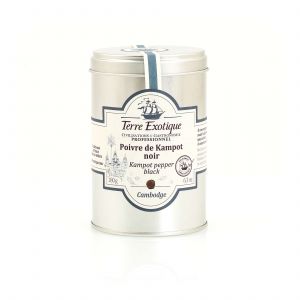 Poivre Noir de Kampot 180 g Terre Exotique Poivre Noir de Kampot 180 g Terre Exotique