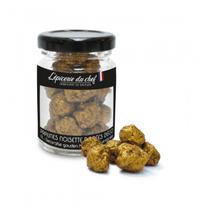 Pralines Noisette Dorées Décoratives 45 g L'Epicerie du chef Pralines Noisette Dorées Décoratives 45 g L'Epicerie du chef