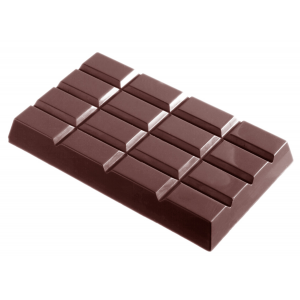 Moule Chocolat Tablette 16 Carrés (x2) Chocolate World