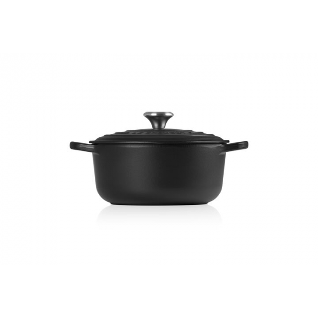 Le Creuset Cocotte Ronde 20 cm Noir Fonte - Le Creuset Signature