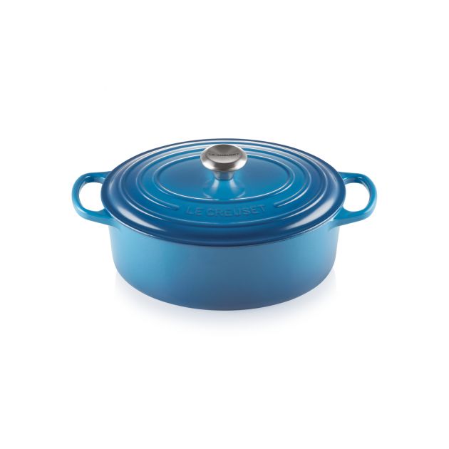 FIN DE SERIE Cocotte en fonte Ovale 29 cm Marseille Le Creuset Signature