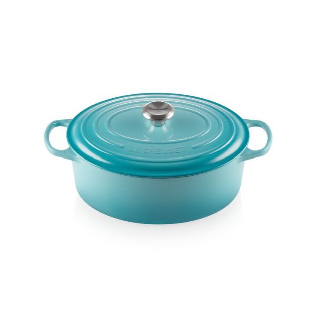 Cocotte en fonte Ovale 31 cm Caraïbes Le Creuset Signature