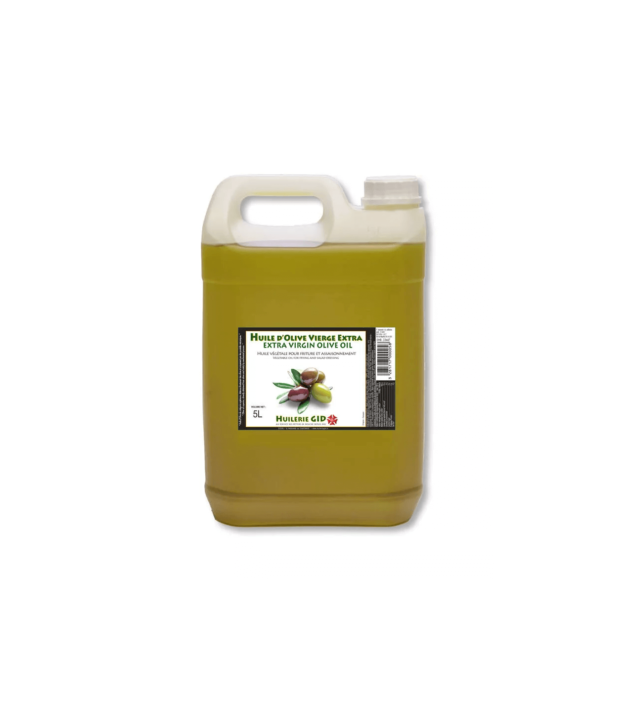 Huile d'Olive Vierge Extra Bidon 5L Huilerie Gid
