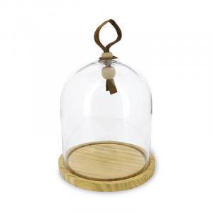 Cloche à Gâteau avec Socle en Chêne 20 cm Inspired by Revol