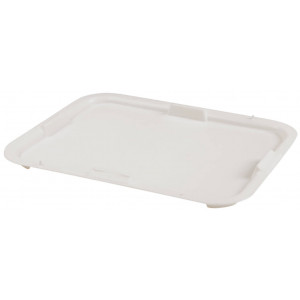 Bac alimentaire plastique professionnel blanc 50 litres H300