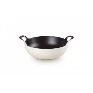 Plat Balti En Fonte Rond 24 cm Meringue Le Creuset