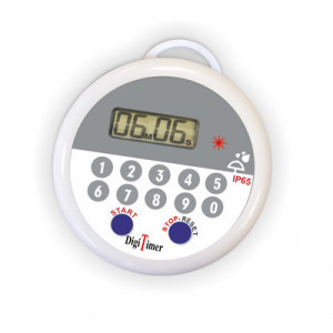 Minuteur de cuisine clignotant avec Ventouse IP65