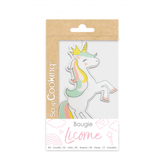 Bougie Licorne XXL Scrapcooking