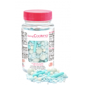 Décors en Sucre Mélange Rods Bleu 70 g Scrapcooking Décors en Sucre Mélange Rods Bleu 70 g Scrapcooking