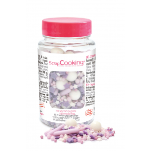 Décors en Sucre Mélange Rods Lilas 70 g Scrapcooking Décors en Sucre Mélange Rods Lilas 70 g Scrapcooking