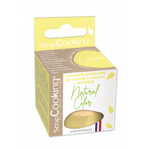 Colorant Alimentaire Naturel Jaune Lemon 10 g Scrapcooking Colorant Alimentaire Naturel Jaune Lemon 10 g Scrapcooking
