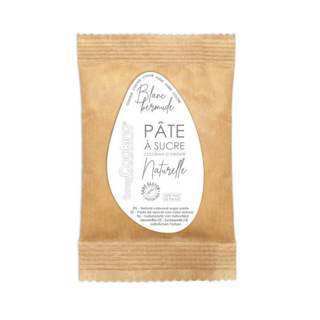 Pâte à sucre blanche pour patisserie Scrapcooking 100 g