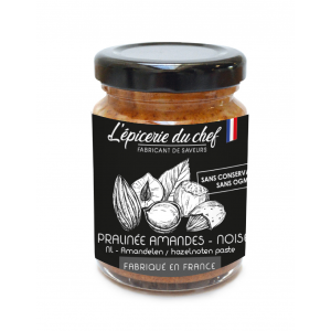 Pot pâte de praliné amande-noisette 100 g L'Epicerie du chef Pot pâte de praliné amande-noisette 100 g L'Epicerie du chef