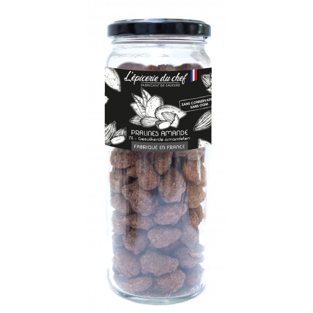 Grand pot pralines amande 200 g L'Epicerie du chef : achat, vente - Cuisine  Addict