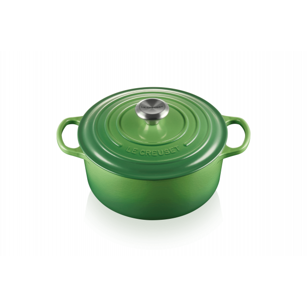 Cocotte en Fonte Ronde 24 cm Bamboo Le Creuset Signature