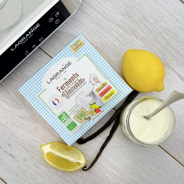Ferment lactique bio pour recette yaourt vanille avec ferment