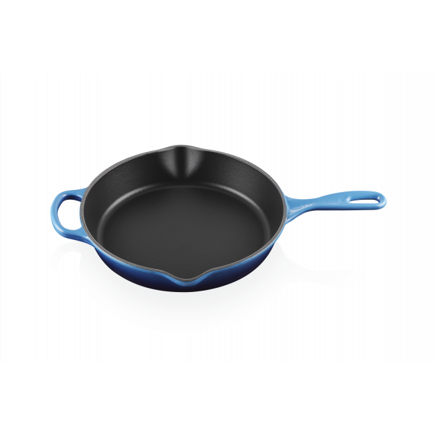 Skillet Rond Profond 26cm en Fonte Azur Le Creuset