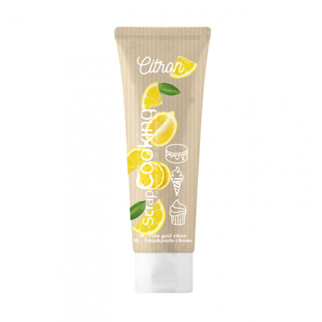 Pâte Aromatisée Citron en Tube 50 g Scrapcooking