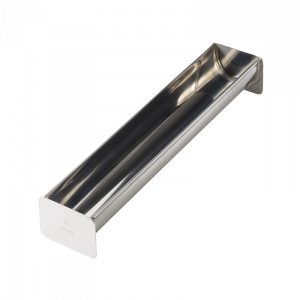 Gouttière à Bûche Inox 35 x 6 cm Gouttière à Bûche Inox 35 x 6 cm