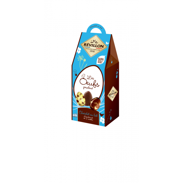 Assortiment Œufs Chocolat au Lait Praliné 190 g