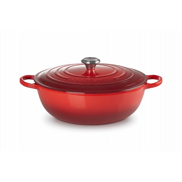 Marmite en Fonte 32 cm Cerise Le Creuset Signature