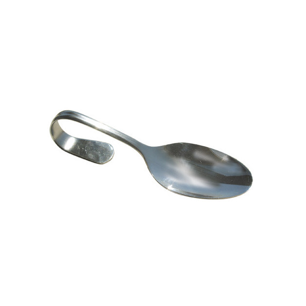 Petite cuillère argent inox 10,5 cm pour verrine