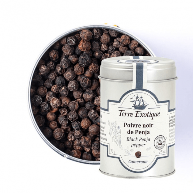 Poivre Noir de Penja 70 g Terre Exotique