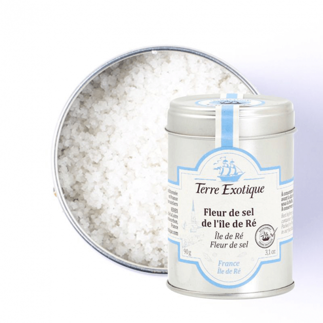 Fleur de Sel de l'Île de Ré 90 g Terre Exotique