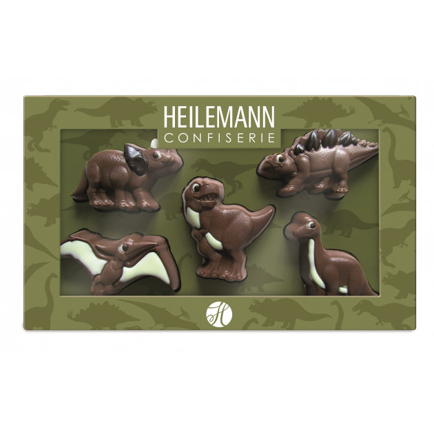 Coffret Dinosaures en Chocolat 100 g Heilemann