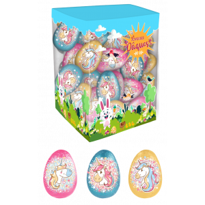 Oeufs Licorne Chocolat Lait 12,5g x50 Abtey Oeufs Licorne Chocolat Lait 12,5g x50 Abtey