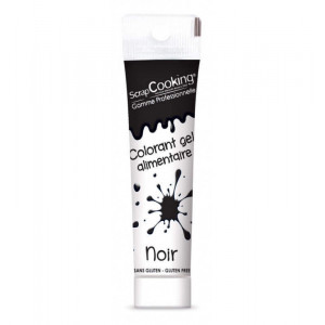 DLUO Dépassée Colorant Alimentaire Gel Noir 20 g Scrapcooking