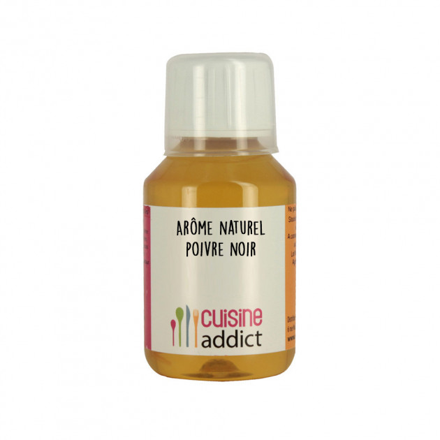 DLUO Courte Arôme Alimentaire Naturel Poivre Noir 115ml Cuisineaddict