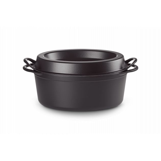 Cocotte Doufeu Ovale en Fonte 32 cm Noir Mat Le Creuset