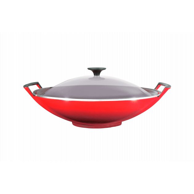 Wok 36 cm Cerise Le Creuset