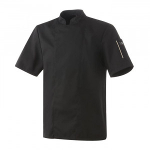 Veste de Cuisine Mixte Noir NERO MC T.2 Robur Veste de Cuisine Mixte Noir NERO MC T.2 Robur