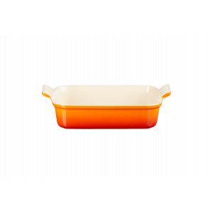 Plat Rectangulaire Héritage en Céramique 26 cm Volcanique Le Creuset Tradition Plat Rectangulaire Héritage en Céramique 26 cm Volcanique Le Creuset Tradition