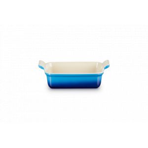 Plat Rectangulaire Héritage en Céramique 26 cm Azur Le Creuset Tradition Plat Rectangulaire Héritage en Céramique 26 cm Azur Le Creuset Tradition