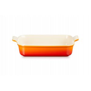 Plat Rectangulaire Héritage en Céramique 19 cm Volcanique Le Creuset Tradition Plat Rectangulaire Héritage en Céramique 19 cm Volcanique Le Creuset Tradition