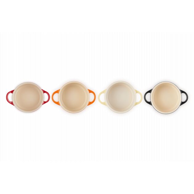 Set de 4 Mini-Cocottes 10 cm Set de 4 Mini-Cocottes 10 cm