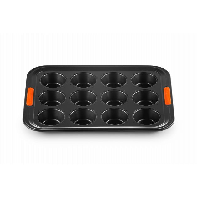 Moule Muffins Anti-Adhésif 12 Empreintes 40 x 30 cm Le Creuset : achat,  vente - Cuisine Addict